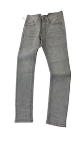 KDNK BASIC RHINESTONE JEANS KND4880 GREY